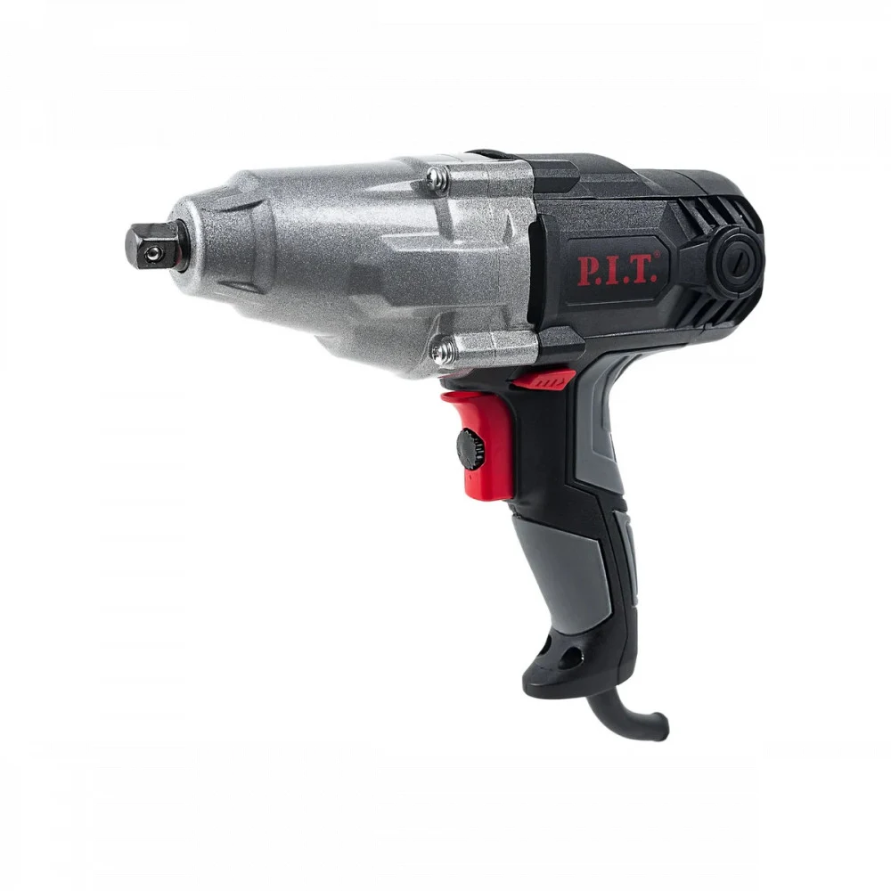 Гайковерт P.I.T. PIW1050-C 1050Вт патрон:квад.1/2" (кейс в комплекте)