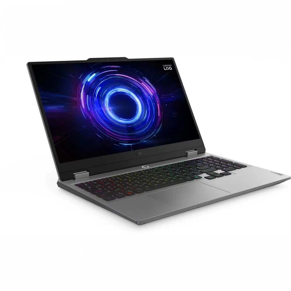 Ноутбук Lenovo LOQ 15IRX10/15.6" Full HD 1920x1080/Intel Core i7 13650HX/16 Gb/1 Tb SSD/nVidia GeForce RTX 5050 8GB/No OS/серый/2.4 кг