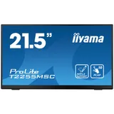 Монитор, iiyama, ProLite PL2255M, T2255MSC-B1, TOUCH, 21.5", 1920x1080, IPS, 60 Гц, HDMI*1, DP*1, DVI, USB (v3.2 x2), 400кд/м2, 1000:1, 5 мс, Регулировка наклона/поворота/высоты/вращения, 100x100, 1