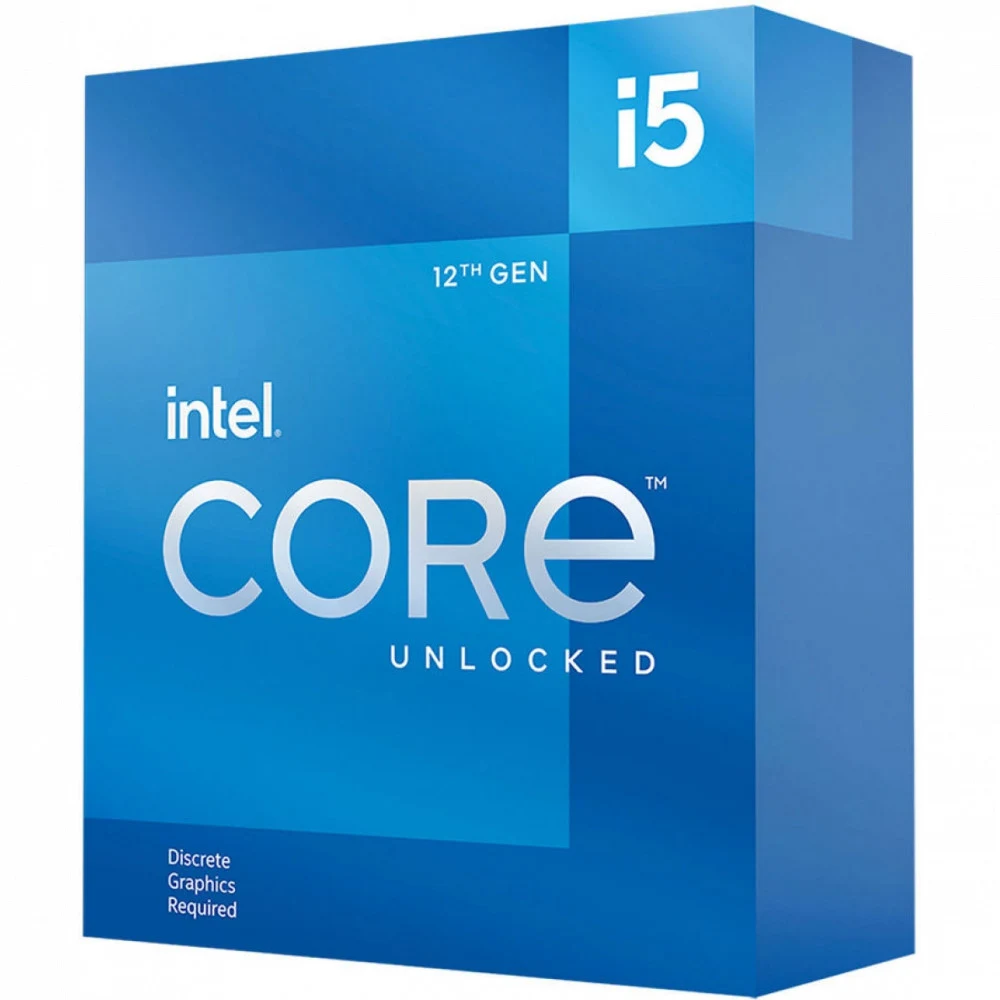 Центральный Процессор Intel Core i5-12400F BOX (Alder Lake, Intel 7, C6(0EC/6PC)/T12, Performance Base 2,50GHz(PC), Turbo 4,40GHz, Max Turbo 4,40GHz, Without Graphics, L2 7.5Mb, Cache 18Mb, Base TDP