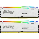Память DDR5 2x16GB 5200MHz Kingston KF552C40BWAK2-32 Fury Beast RGB RTL Gaming PC5-41600 CL40 DIMM 288-pin 1.25В single rank с радиатором Ret