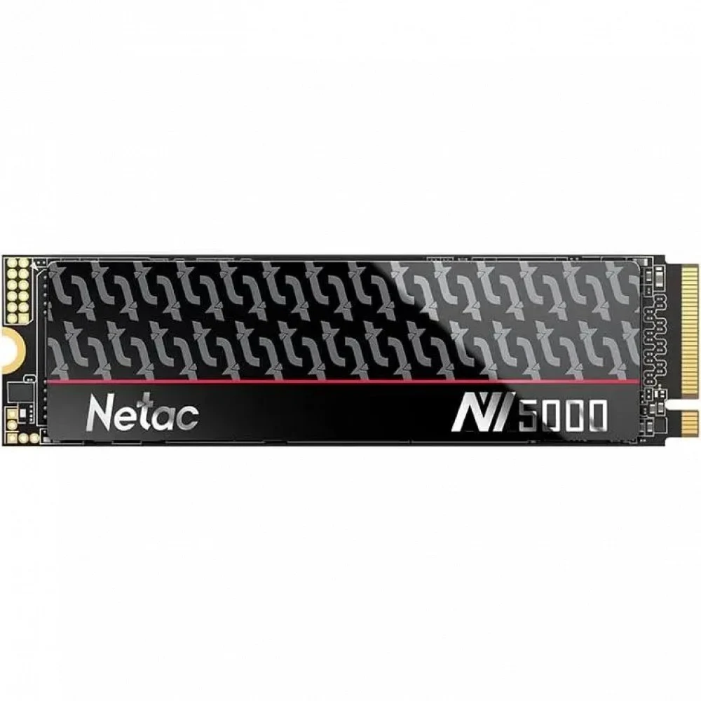 Твердотельный накопитель SSD M.2 Netac 1.0Tb NV5000t Series <NT01NV5000t-1T0-E4X> Retail (PCI-E 4.0 x4, up to 4800/4600MBs, 3D NAND, 640TBW, NVMe 1.4, 22х80mm, heat spreader)