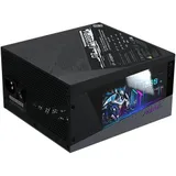 Блок питания, Gigabyte, AORUS GP-AP1200PM, 1200W, ATX, 80 PLUS Platinum, APFC, 20+4 pin, 2*4+4pin, 16*Sata, 6*Molex, 2*FDD, 10*PCI-E 6+2 pin, Вентилятор Smart 14 см, Кабель питания, Чёрный