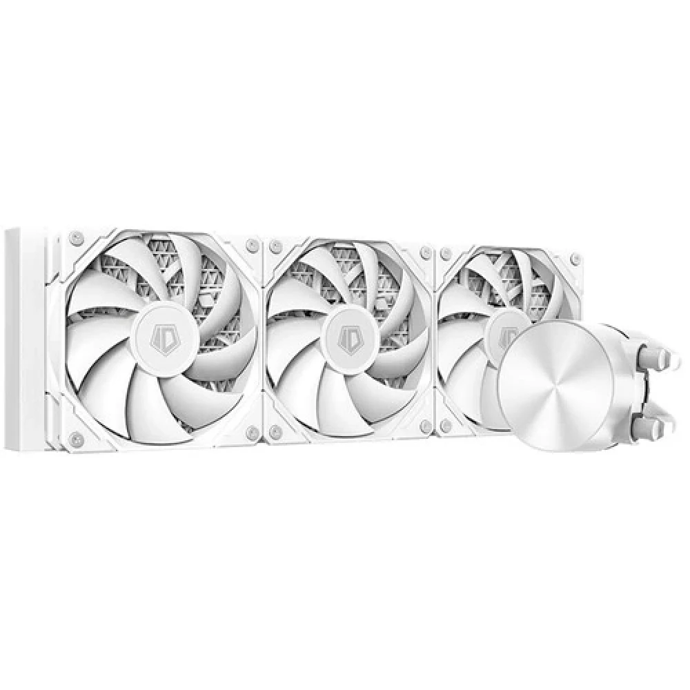 СВО для процессора ID-COOLING DX240 MAX WHITE (Soc 1851/1700/1200/115X/AM4/AM5, 2*120mm fan, 2900rpm, 32.5 дБ, 300W, PWM 4-pin, Al) (DX240 MAX WHITE)