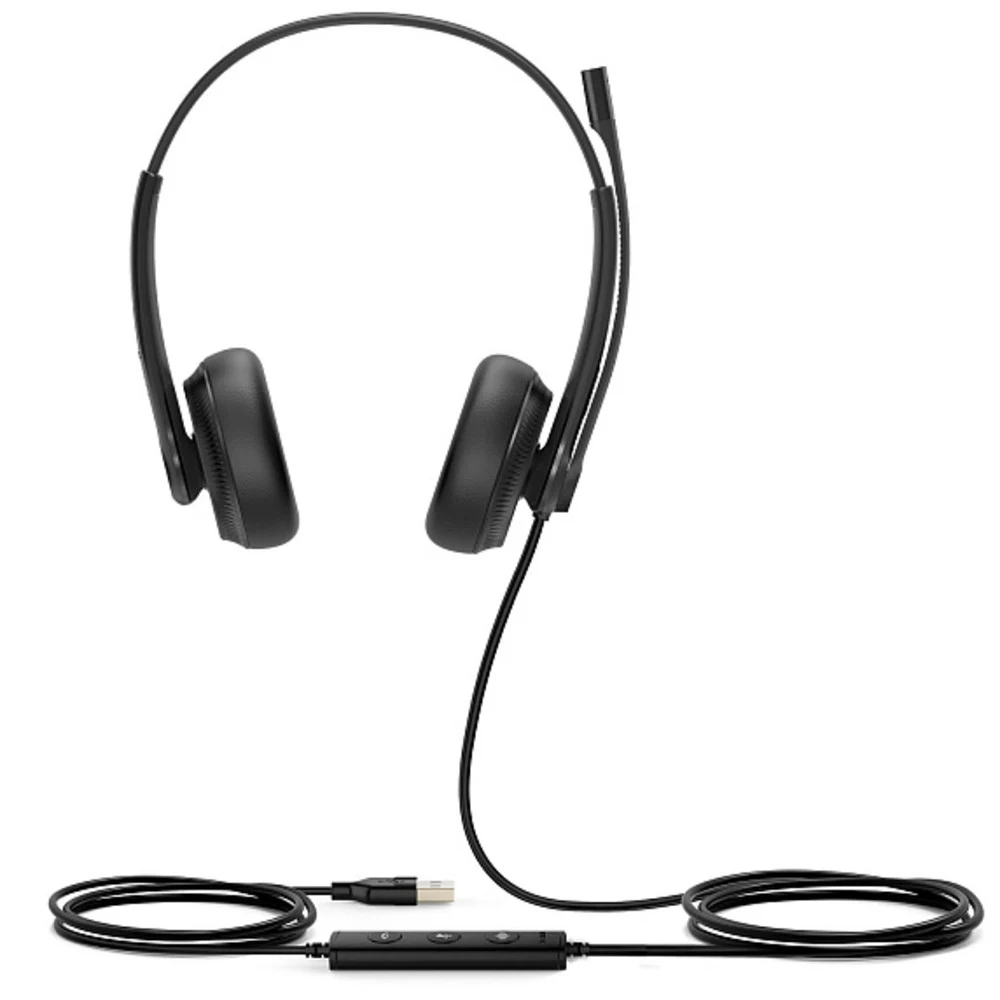 Гарнитура проводная YEALINK UH34 Dual UC (HD звук, шумоподавление, USB) (UH34 Dual UC)