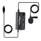 Микрофон Comica CVM-SIG.LAV V05 UC, 60Hz-18kHz, -35dB/mkb, Clip-On, 1.1m+3.7m, USB Type-C