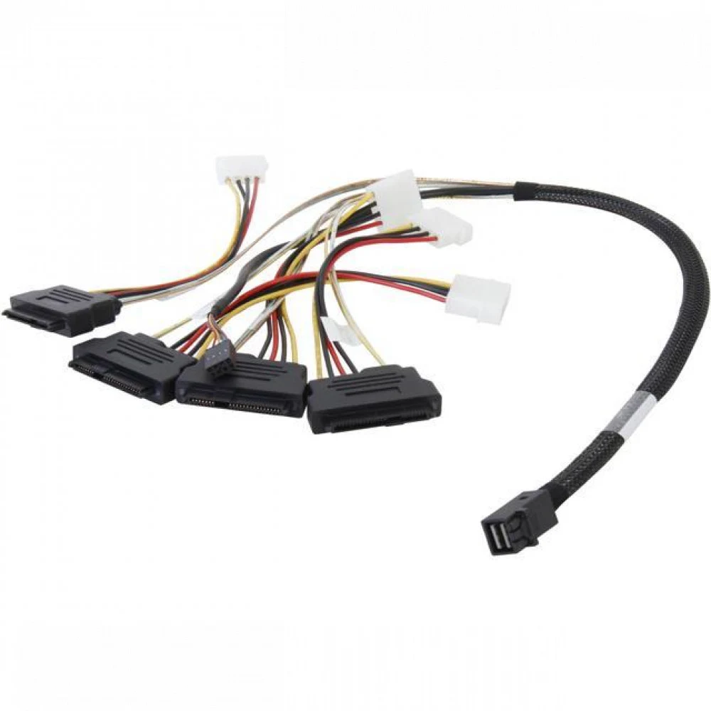 ACD Cable ACD-SFF8643-SAS8482SB-10M, INT, SFF8643-to-4*SFF8482 ( HDmSAS -to- 4*SAS internal cable) 100cm (аналог LSI00412, 2280100-R) (6705049)