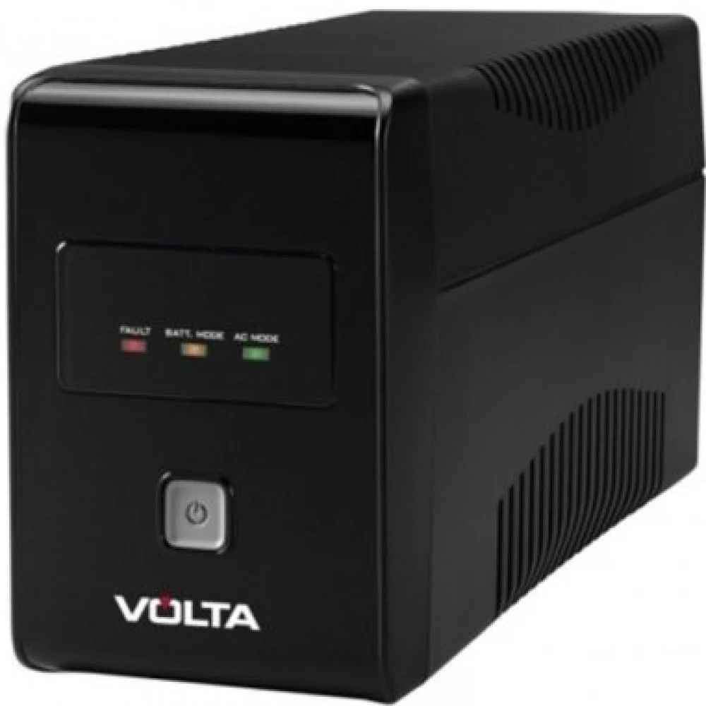 UPS VOLTA Active 650 LED, 360W, 12V/7Ah, 2 розет., LED, AVR, USB, RJ-45, Black Характеристики: Емкость: 650 VA / 360 W Вход: Напряжение: 110/120 VAC or 220/230/240 VAC Характеристика напряжения: 81-