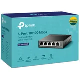 Неуправляемый 5-портовый гигабитный коммутатор с 4-портами PoE+ Порты: 4× гигабитных PoE+ порта, 1× гигабитный non-PoE порт Параметры: 802.3af/at, бюджет PoE 40 Вт , стальной корпус, настольное испо