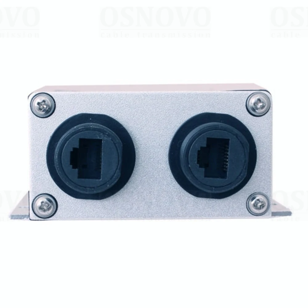 Удлинитель Ethernet+PoE / коммутатор OSNOVO SW-8030/WD Уличный PoE удлинитель/ коммутатор Gigabit Ethernet на 3 порта. Порты: 2 х GE (10/100/1000 Base-T) с PoE (до 25W) + 1 x GE (10/100/1000 Base-T)