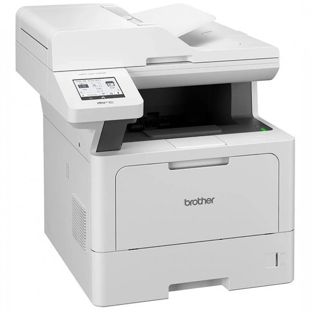 МФУ лазерное Brother MFC-L5710DW (А4, ч/б, принтер/копир/сканер/факс, 48 стр/мин, 1Гб, печать (1200 x 1200), 1х250л. (вых. 150л.), Duplex, ADF50, Enternet, USB, WiFi, пусковой тонер. РМ: TN-3607, TN