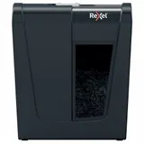 SHRp P-2 Rexel Secure S5 Шредер Продольная резка, уровень секретности P-2. Размер фрагментов 6 мм. Корзина объемом 10 литров (вмещает 75 измельченных листов формата A4). Уничтожает до 5 листов форма