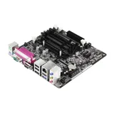 Материнская плата с процессором ASRock Q1900B-ITX Процессор Intel® Quad-Core J1900 Dsub+HDMI GbLAN SATA Mini-ITX 2DDR-III SO-DIMM. 1xUSB 3.0, 3xUSB 2.0, 1xLPT, 1xCOM, 1xRJ-45 LAN, 1xVGA монитор, 1x