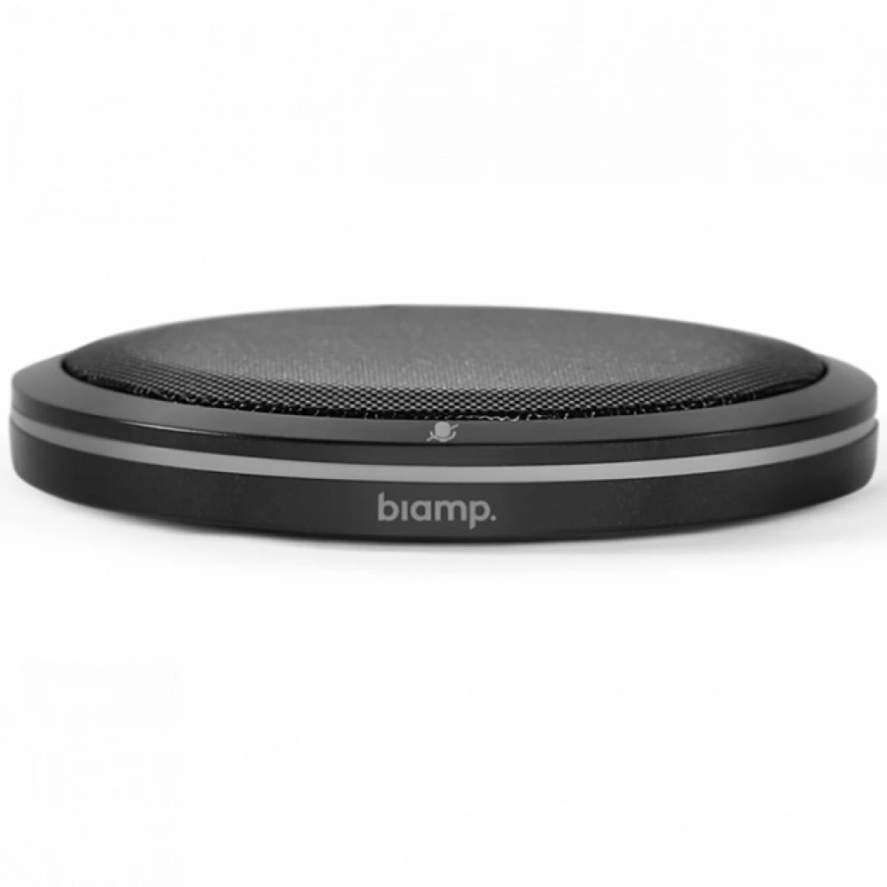 Микрофон BIAMP [TTM-X(Black), ParleTTM-X(Black)] настольный, технология Beamtracking(AVB) 4 зоны по 90° LED mute индикатор 2хRJ45(доп.для подключения TTM-XEX к network box.PoE.Макс.расстояние м/д mi