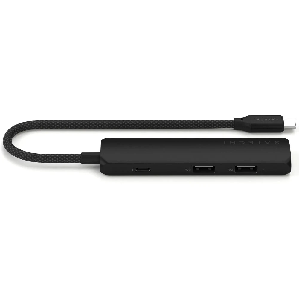 Адаптер Satechi 4-in-1 USB-C PD&2xUSB-A 3.2 Gen2&HDMI 4K@60Hz Slim Multiport Adapte. Цвет: черный
