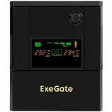 ИБП ExeGate SpecialPro Smart LLB-1000.LCD.AVR.8C13 (1000VA/700W, LCD, 8*C13, батарея 12V 7.2Ah - 2 шт., металлический корпус, Black)