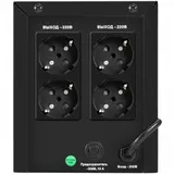 ИБП ExeGate SpecialPro UNB-1000.LED.AVR.4SH (1000VA/700W, LED, AVR, 4*EU/Тип F(Schuko), батарея 12V 7.2Ah - 2 шт., металлический корпус, Black)