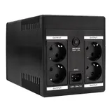 Exegate EP285491RUS ИБП ExeGate SpecialPro UNB-1200.LED.AVR.EURO.RJ <1200VA/750W, LED, AVR, 4 евророзетки, RJ45/11, Black>
