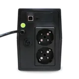 ИБП POWERMAN Back Pro 850 PLUS, линейно-интерактивный, 850ВА, 480Вт, 2 евророзетки с резервным питанием, USB, батарея 12В 9Ач 1 шт., 298мм х 101мм х 142мм, 5.0 кг./ UPS POWERMAN Back Pro 850 PLUS, l