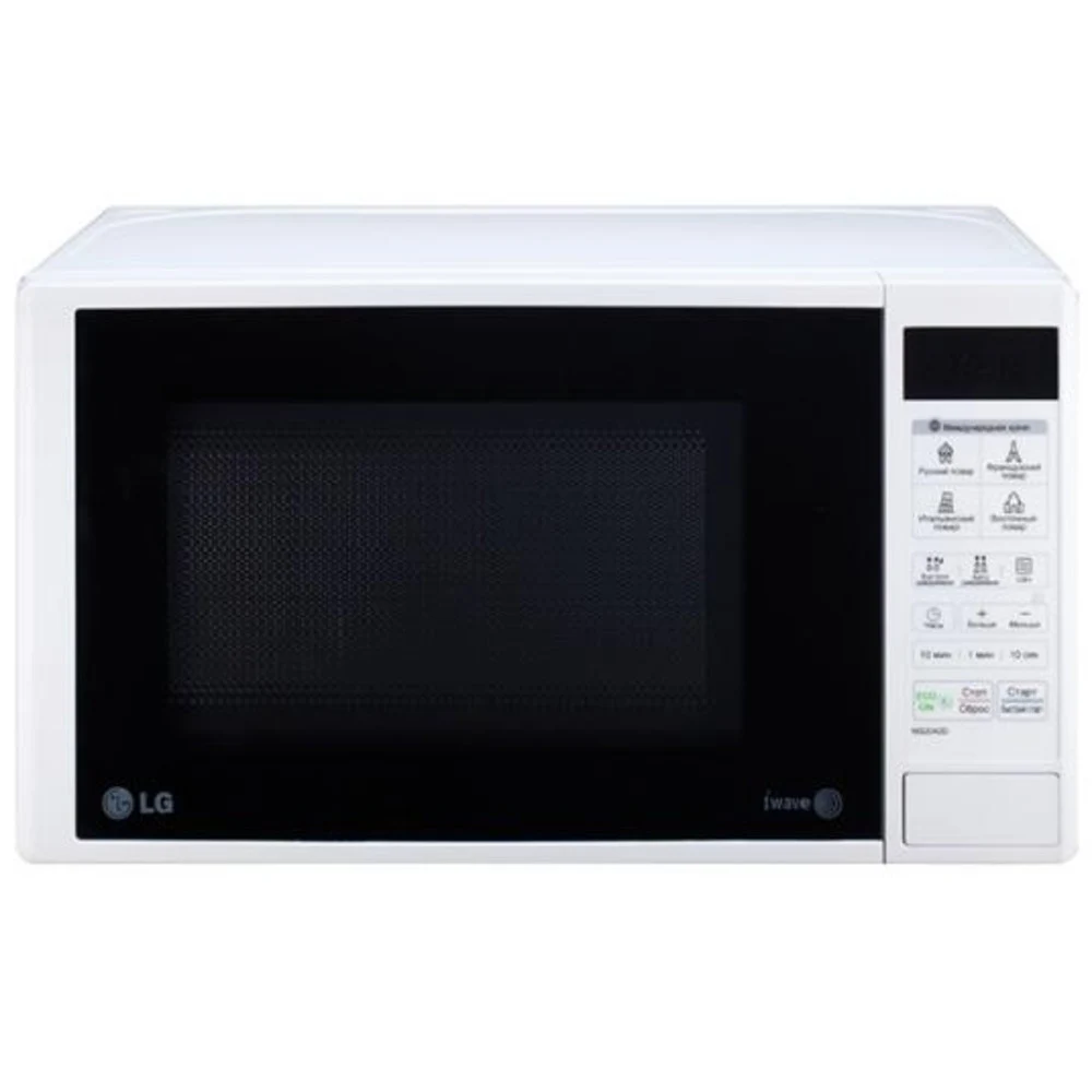 Микроволновая печь LG MS-2042DY, White, 700 Вт, 20 л, 32 программы, Сенсорное управление, Антибактериальная эмаль, Solo