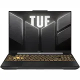 Ноутбук, ASUS TUF Gaming F16 FX607VJB-RL205, 90NR0MZ6-M00AV0, 16", FHD+ 1920x1200, IPS, 144Hz, Core i5 210H, 16GB DDR5, 512GB SSD Gen4, NVIDIA GeForce RTX3050, 6GB GDDR6, DOS, Серый