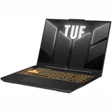 Ноутбук, ASUS TUF Gaming F16 FX607VJB-RL205, 90NR0MZ6-M00AV0, 16", FHD+ 1920x1200, IPS, 144Hz, Core i5 210H, 16GB DDR5, 512GB SSD Gen4, NVIDIA GeForce RTX3050, 6GB GDDR6, DOS, Серый