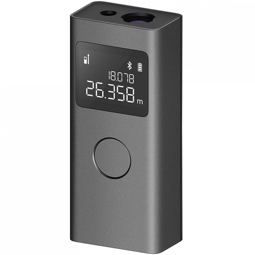 Лазерный дальномер, Xiaomi, Smart Laser Measure, BHR5596GL/MJJGCJYD001QW, Диапазон измерений 0,05-40 м, Единица измерения м/фут, Длина волны 630-680 нм, Литий-ионный аккумулятор 3,7 В 370 мАч, Bluet