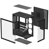 Компьютерный корпус, Deepcool, CG580 R-CG580-BKNDA0-G-1, ATX/Micro ATX/Mini-ITX, USB 3.0*2, HD-Audio, Высота процессорного кулера до 176мм, Длина VGA до 410мм, 2*3.5"/2+1*2.5", Сталь 0,6, 437х235х50