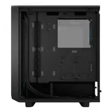 Корпус ПК без блока питания/ Case Fractal Design Meshify 2 Compact Lite RGB TG Light Tint, Midi-Tower, 4x120mm RGB, 2xUSB-A 3.2 ATX, mATX, mITX Black