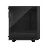 Корпус ПК без блока питания/ Case Fractal Design Meshify 2 Compact Lite RGB TG Light Tint, Midi-Tower, 4x120mm RGB, 2xUSB-A 3.2 ATX, mATX, mITX Black