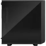 Корпус ПК без блока питания/ Case Fractal Design Meshify 2 Mini TG Dark Tint, Mini-Tower, 1x120mm + 1x140mm, 2xUSB-A 3.2 + 1xUSB 3.2 Type-C mATX, mITX, mDTX Black