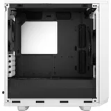 Корпус ПК без блока питания/ Case Fractal Design Meshify 2 Mini TG Clear Tint, Mini-Tower, 1x120mm + 1x140mm, 2xUSB-A 3.2 + 1xUSB 3.2 Type-C mATX, mITX, mDTX White
