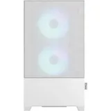 Корпус ПК без блока питания/ Case Fractal Design Pop Mini Air RGB TG Clear Tint, Mini-Tower, 3x120mm RGB, 2xUSB-A 3.2 mATX, mITX White