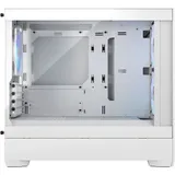 Корпус ПК без блока питания/ Case Fractal Design Pop Mini Air RGB TG Clear Tint, Mini-Tower, 3x120mm RGB, 2xUSB-A 3.2 mATX, mITX White