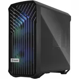 Корпус ПК без блока питания/ Case Fractal Design Torrent Compact RGB TG Light Tint, Midi-Tower, 2x180mm RGB, 2xUSB-A 3.2 + 1xUSB 3.2 Type-C E-ATX, SSI-CEB, ATX, mATX, mITX Black