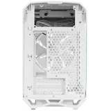 Корпус ПК без блока питания/ Case Fractal Design Torrent Nano RGB TG Clear Tint, Mini-Tower, 1x180mm RGB, 2xUSB-A 3.2 + 1xUSB 3.2 Type-C mITX, mDTX White