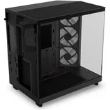Компьютерный корпус, NZXT, H6 Flow RGB, CC-H61FB-R1, Mid-Tower, ATX/M-ATX/M-ITX, USB 3.2 Type-A *2, USB 3.2 Type-C *1, Audio=Mic *1, 3*120мм F120 RGB fan (передняя правая), Высота процессорного куле