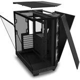 Компьютерный корпус, NZXT, H6 Flow RGB, CC-H61FB-R1, Mid-Tower, ATX/M-ATX/M-ITX, USB 3.2 Type-A *2, USB 3.2 Type-C *1, Audio=Mic *1, 3*120мм F120 RGB fan (передняя правая), Высота процессорного куле