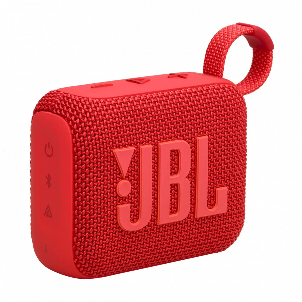 Портативная акустическая система JBL GO 4 красная (4.2 W, Bluetooth, IP67, 850 мАч, JBLGO4RED)