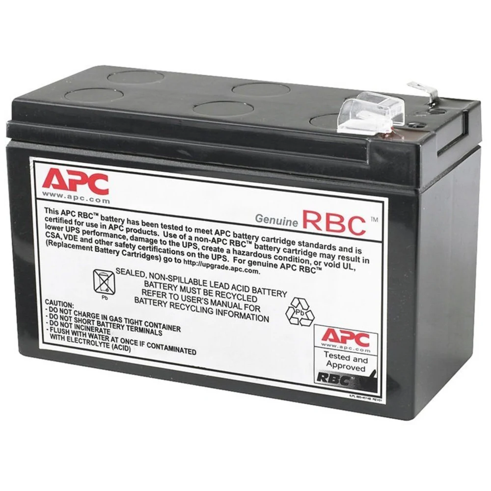 Сменный аккумуляторный картридж APC №110 Характеристики: Батареи и продолжительность автономной работы: Тип батарей: Необслуживаемая герметичная свинцово-кислотная батарея с загущенным электролитом