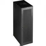 Шкаф серверный Lanmaster Business (TWT-CBB-42U-8X12-P1) напольный 42U 800x1200мм пер.дв.перфор. задн.дв.перфор. 2 бок.пан. 800кг черный IP20