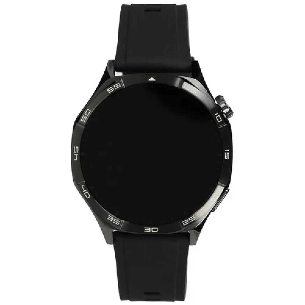 Смарт часы, Huawei, Watch GT 5 VLI-B19F 46mm, Дисплей 1.43" цветной AMOLED-экран, Разрешение 466 x 466, Водонепроницаемые (5 АТМ), Вес 48 гр, (Black Fluoroelastomer Strap) Черный