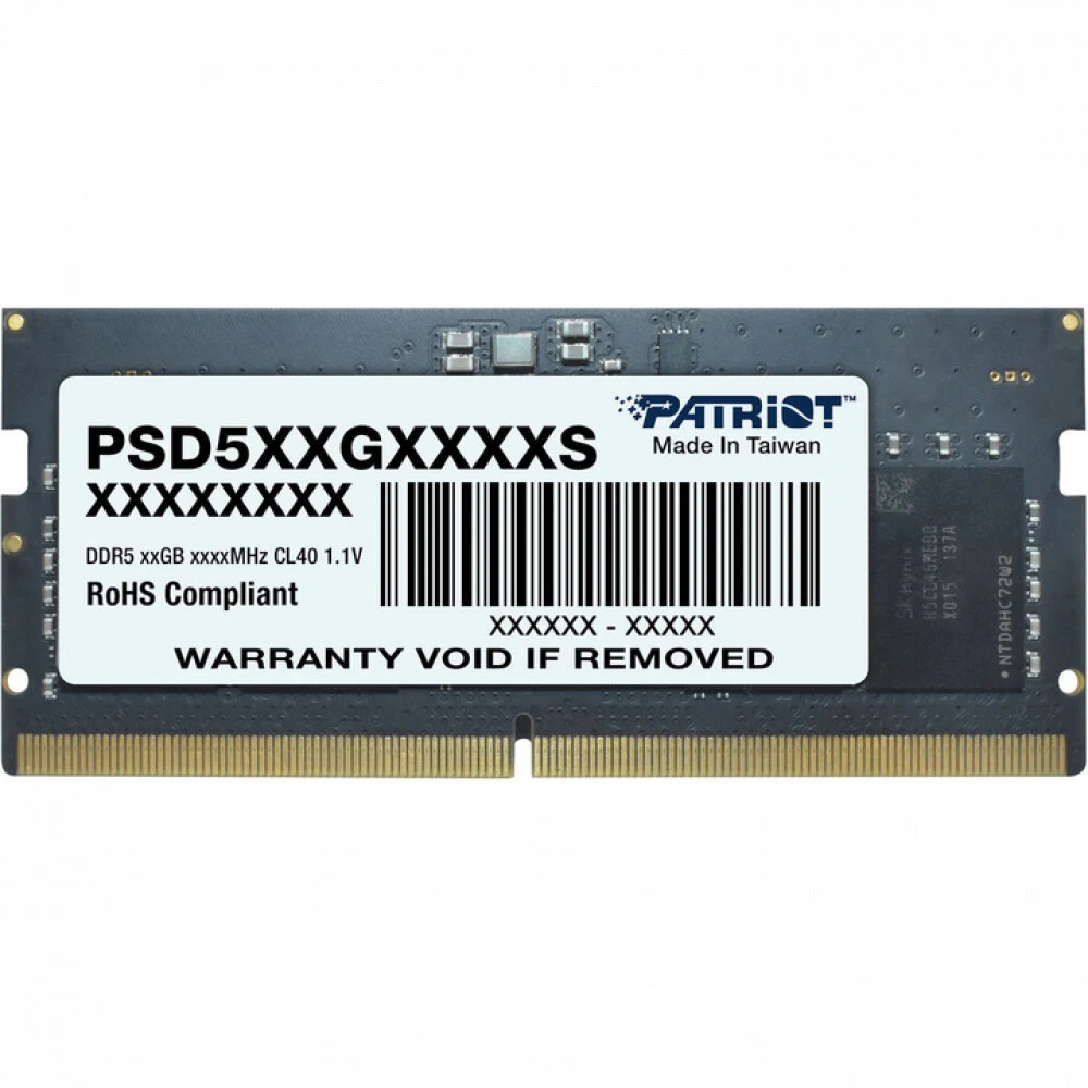 Оперативная память Patriot SL DDR5 32GB 5600MHz SO-DIMM SINGLE 1*32GB CL46 46-46-46-90 1.1V