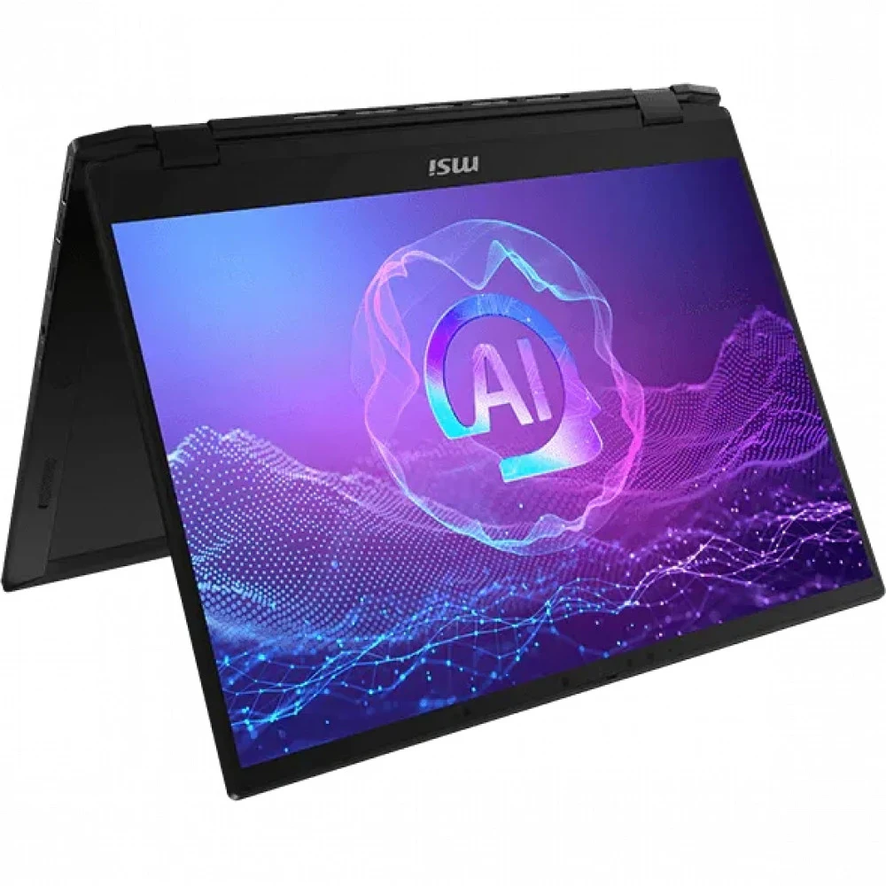 Ноутбук MSI Summit 16 AI Evo A2HMTG-057RU Core Ultra 7 255H 16Gb SSD1Tb Intel Arc 16" IPS Touch QHD+ (2560x1600) Windows 11 black WiFi BT Cam (9S7-159531-057)