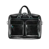 Деловая сумка Piquadro Blue Square CA2849B2/N с отделением для ноутбука 15" черная натур.кожа