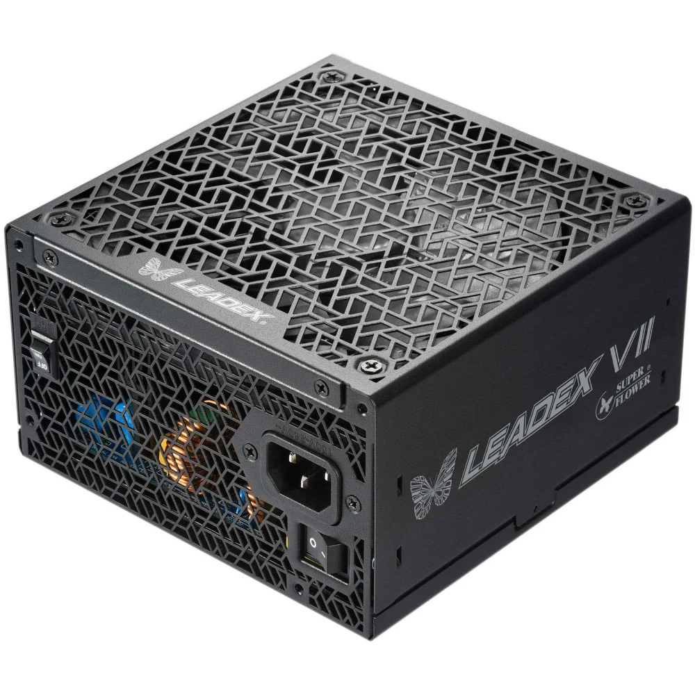 блок питания 1300 Ватт/ Power Supply Super Flower Leadex VII, 1300W, ATX 3.0, 140mm, 12xSATA, 4xPCI-E(6+2), 1x12VHPWR(12+4), APFC, 80+ Gold, Full Modular