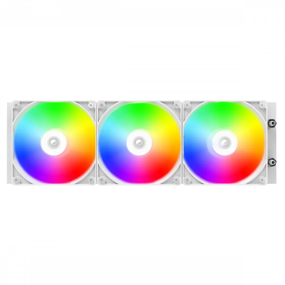 Система водяного охлаждения ID-Cooling FX360 Inf ARGB Soc-AM5/AM4/1200/1700/1851 белый 4-pin 27.2dB Al+Cu 350W Ret (FX360 INF WHITE) [FX360 INF WHITE]
