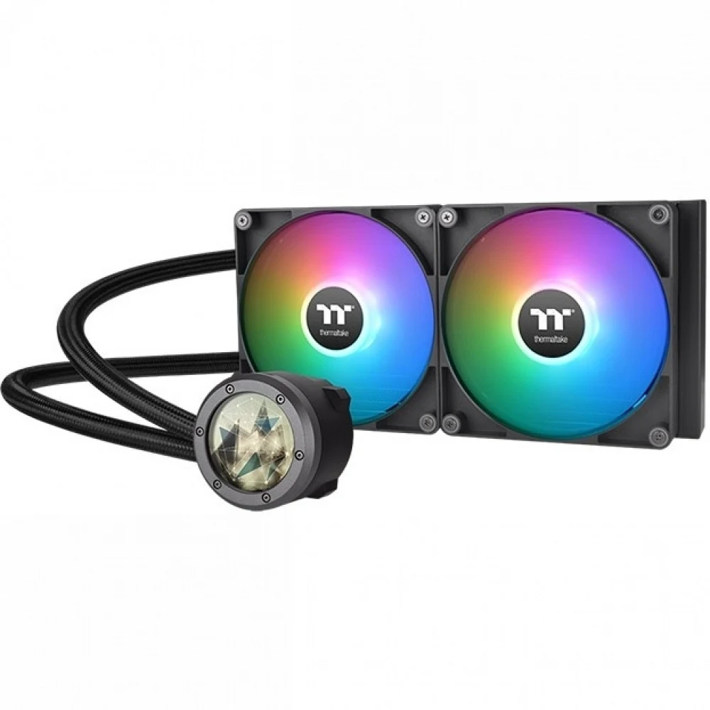 Система водяного охлаждения Thermaltake TH280 V2 Ultra ARGB Soc-AM5/AM4/1200/1700/1851 черный 4-pin 34.7dB Al+Cu LCD Ret (CL-W385-PL14SW-A) [CL-W385-PL14SW-A]