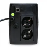 ИБП POWERMAN Back Pro 650 PLUS, линейно-интерактивный, 650ВА, 360Вт, 2 евророзетки с резервным питанием, USB, батарея 12В 7 Ач 1 шт., 298мм х 101мм х 142мм, 4.2 кг./ UPS POWERMAN Back Pro 650 PLUS,