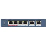 PoE Сетевой коммутатор | Интерфейс: Hi-PoE 1×RJ45 10/100Мбит/с / PoE 3×RJ45 10/100Мбит/с / Uplink 2×RJ45 10/100Мбит/с | PoE Стандарт: IEEE 802.3af / IEEE 802.3at | Скорость коммутации: 1.2 Гбит/с |